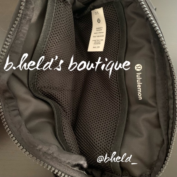 lululemon Everywhere Belt Bag in Black with Gold Zipper OS (1L) Brand New NWT - Picture 11 of 16